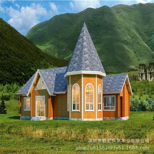 原木材加工木质房子木屋别墅温泉酒店木头建筑民宿农场度假村